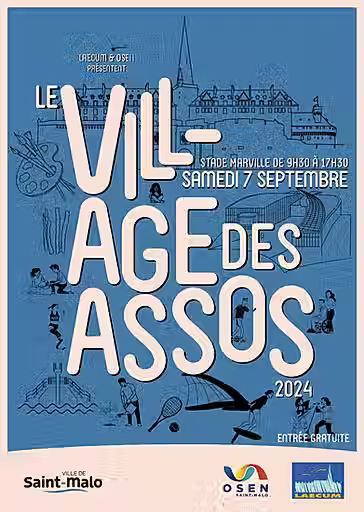 STAND AU VILLAGE DES ASSOCIATIONS DE SAINT MALO