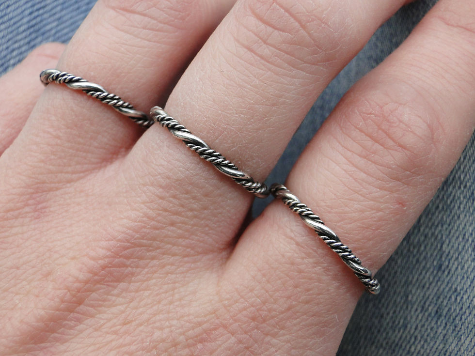Thumbnail: 'Harmony' Stacking Ring