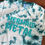 Thumbnail: Aqua/White MERMAID METAL tee