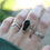 Thumbnail: Black Onyx Coffin Ring