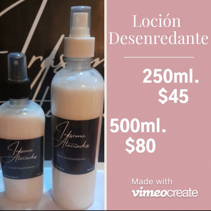Loción Desenredante 500ml.
