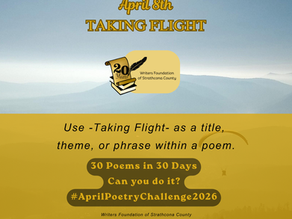 Paraglider in the open air above an open valley with a mountain in the background - Writing Prompt - Taking Flight