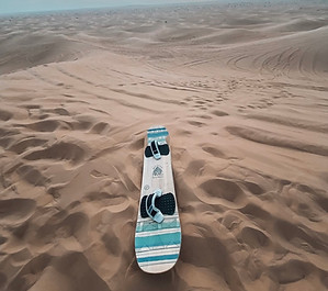 Sad boarding desert safari dubai 