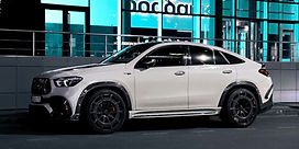 White Mercedes GLE