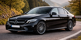 Black Mercedes C-Class