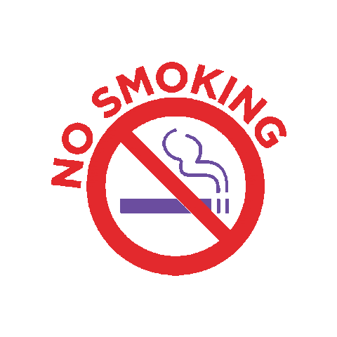 No Smoking Cigarette Sticker by AMA.gif