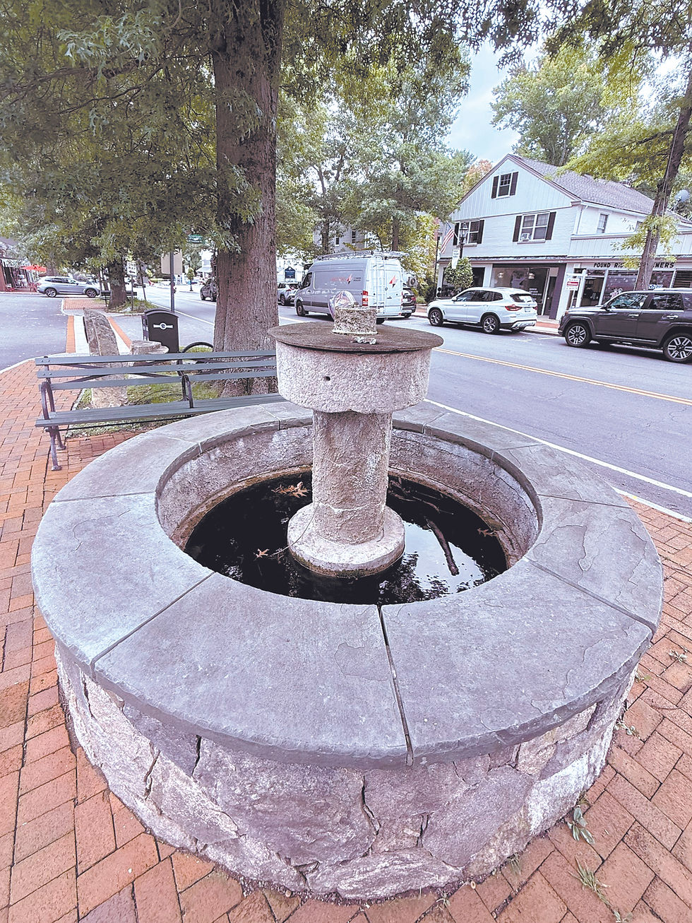 Forlorn fountain in Pound Ridge to be repurposed as a planter