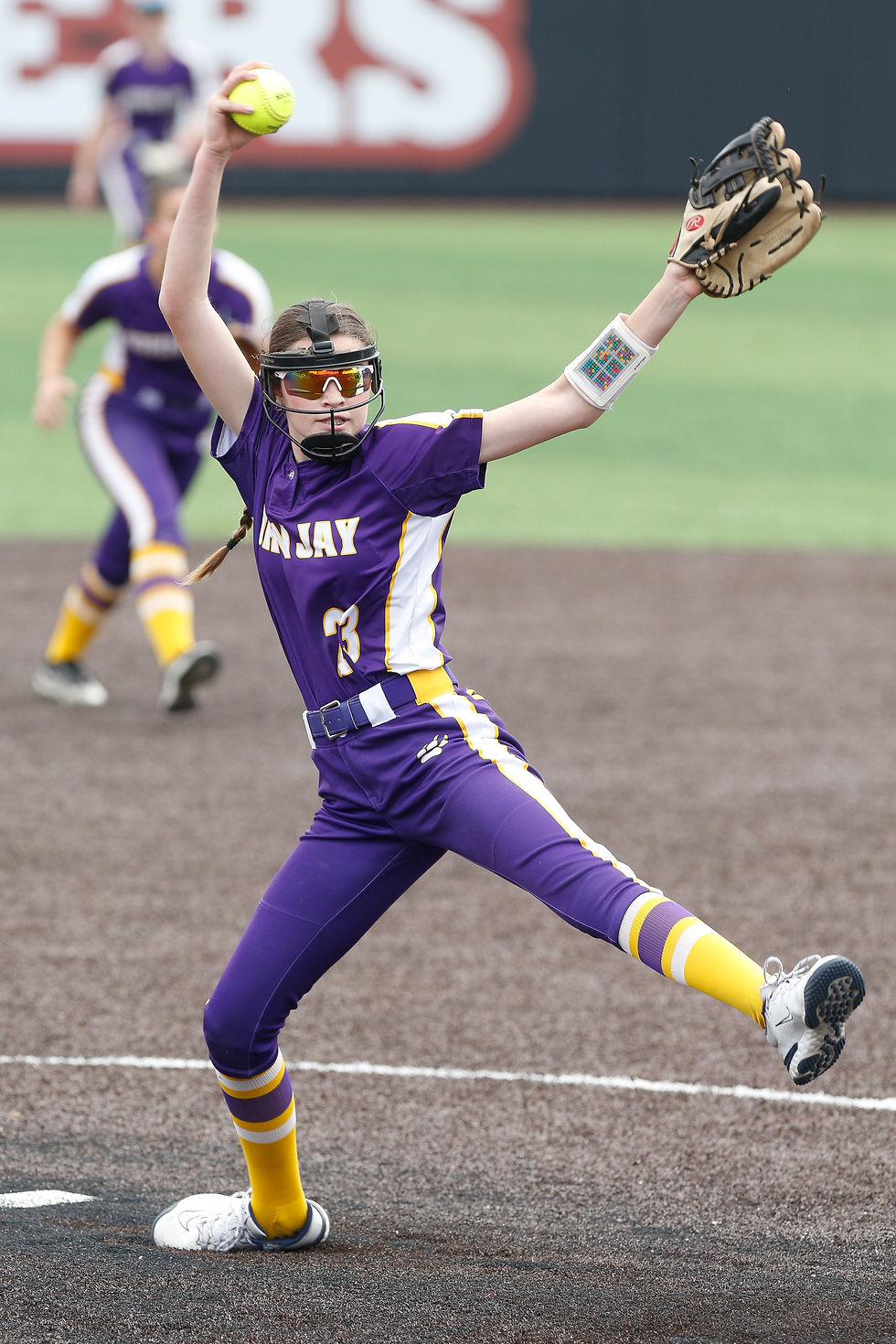 Freshman Julia Gieras pitched well in the loss to Pearl River.