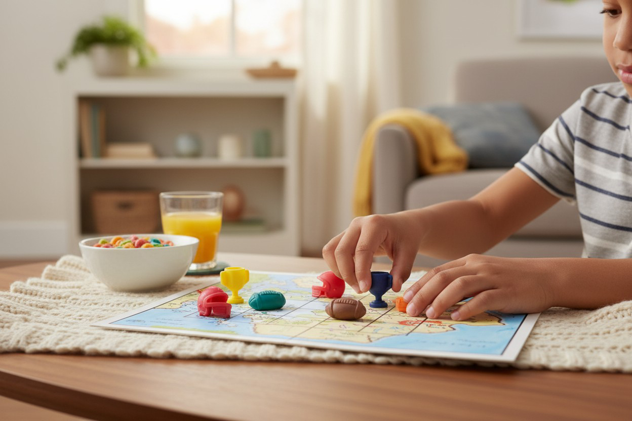 Football theme shaped crayons