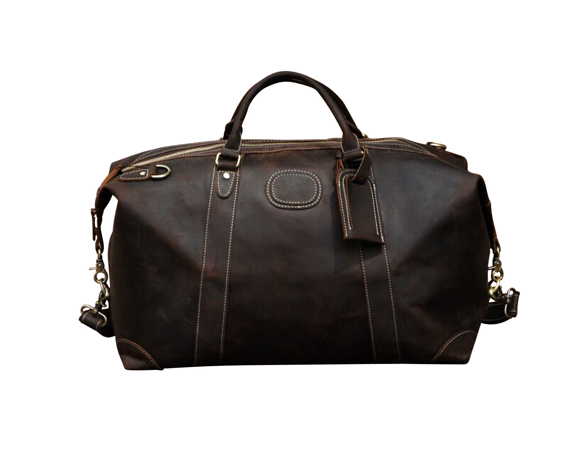 Classic Traveller Genuine Leather Holdall