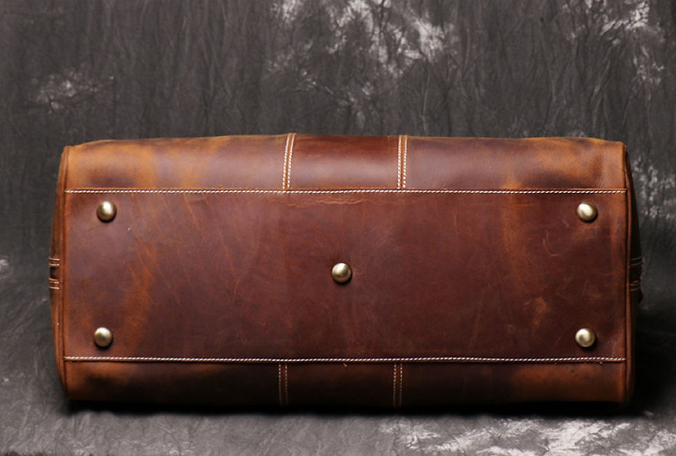 Thumbnail: Genuine Leather Weekend Bag