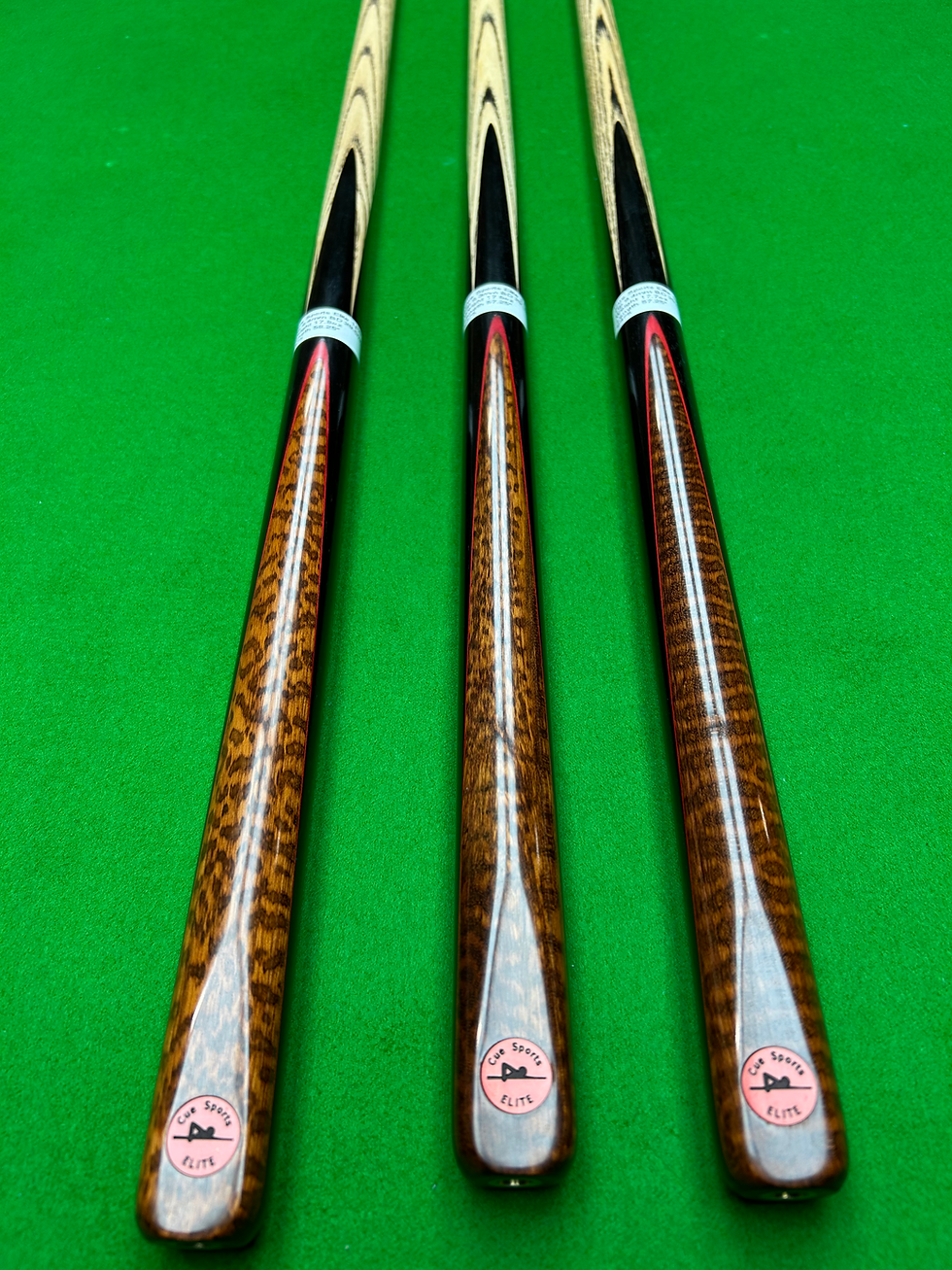 Thumbnail: Cue Sports Elite One Piece Snooker Cue 59.25" 17.8oz 9.4mm Titanium Ferrule