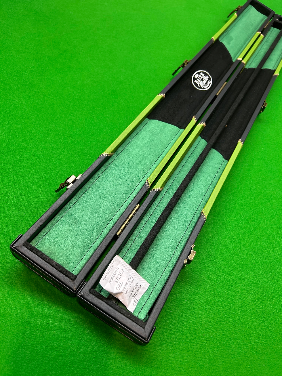 Thumbnail: Baize Master 2 Piece 2 Slot Green Arrow Case