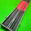 Thumbnail: Baize Master One Piece 2 Slot Red & Black Arrow Plastic End Cue Case
