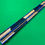Thumbnail: One Piece 2 Slot Blue & Black Chevron Pattern Plastic End Cue Case