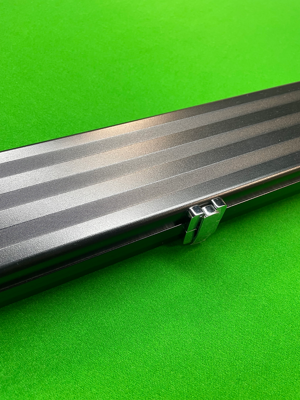 Thumbnail: One Piece 3 Slot Black Aluminium Luxury Cue Case fits 3 x 61” Cues 