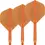 Thumbnail: K-Flex Neon Orange One Piece Dart Flights By Target