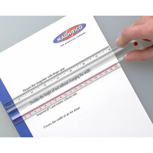 Bar Magnifier / Ruler | Magnifiers Lamps