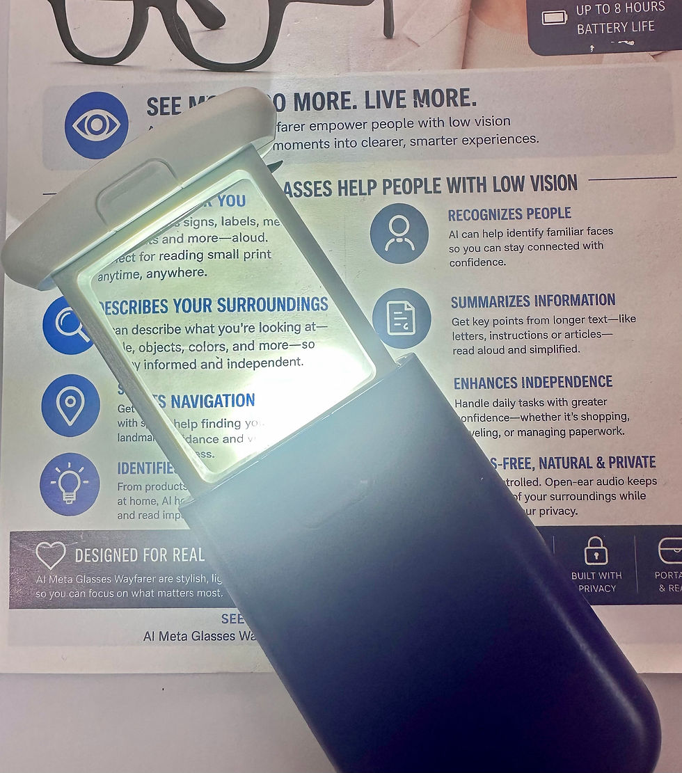 Thumbnail: Slider LED Illuminated Pocket Magnifier