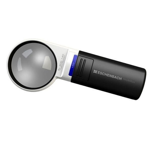 ESCHENBACH Hand-held 4X Magnifying Glass Mobilux LED | Australia