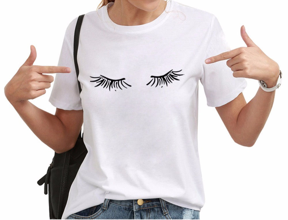 T-shirt Eyelashes