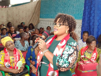 Francine Chizungua mobilise plus de 300 femmes dans l'ONG AJMAC