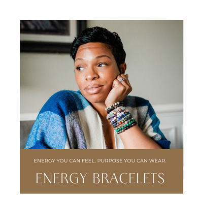 Handcrafted energy crystal bracelet from Beads & Potions — The Mystikal Apothecary, designed using numerology and ancestral inspiration. Each bracelet is made with natural crystals aligned to a specific intention, supporting energetic balance, protection, and spiritual alignment.