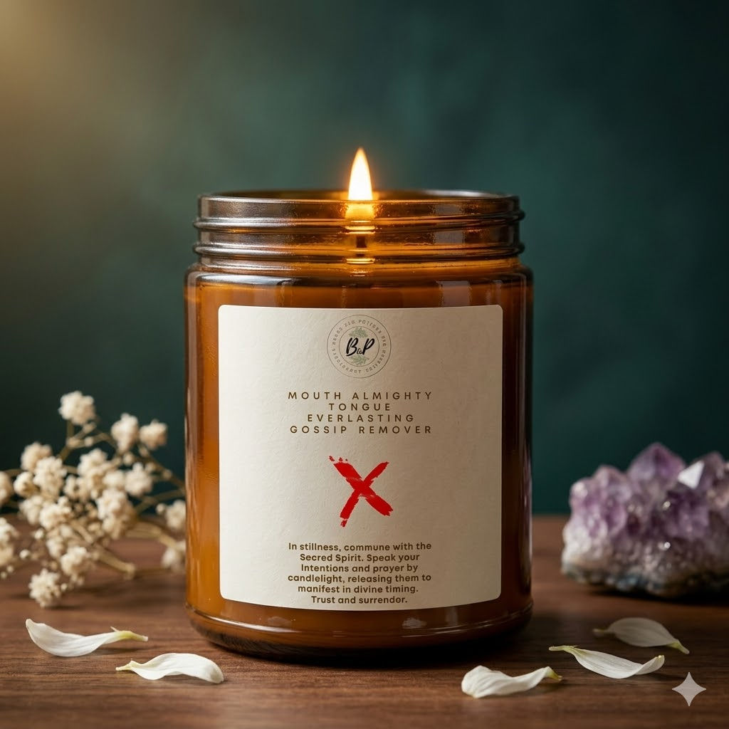 Mouth Almighty Tongue Everlasting (Gossip Remover) Fixed Candle