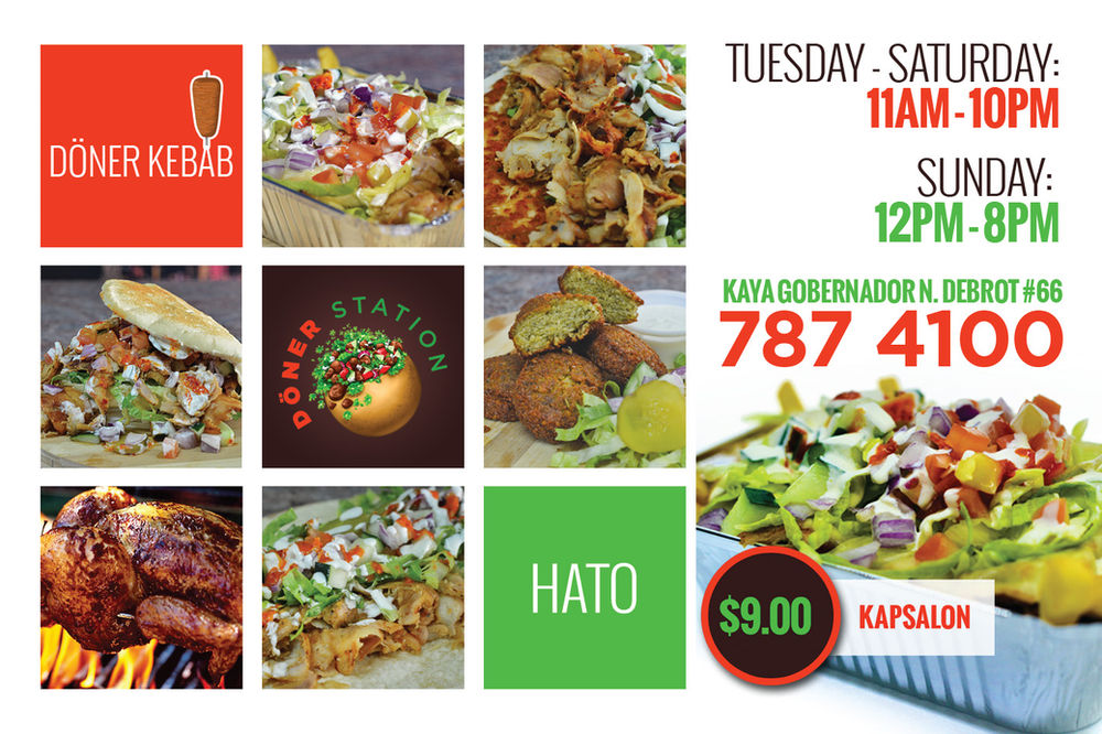 Bonaire Lunch +/ US 10