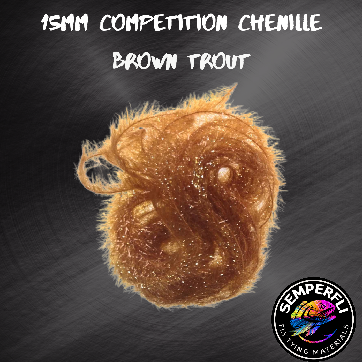 Semperfli 15mm Competition Chenille Brown Trout
