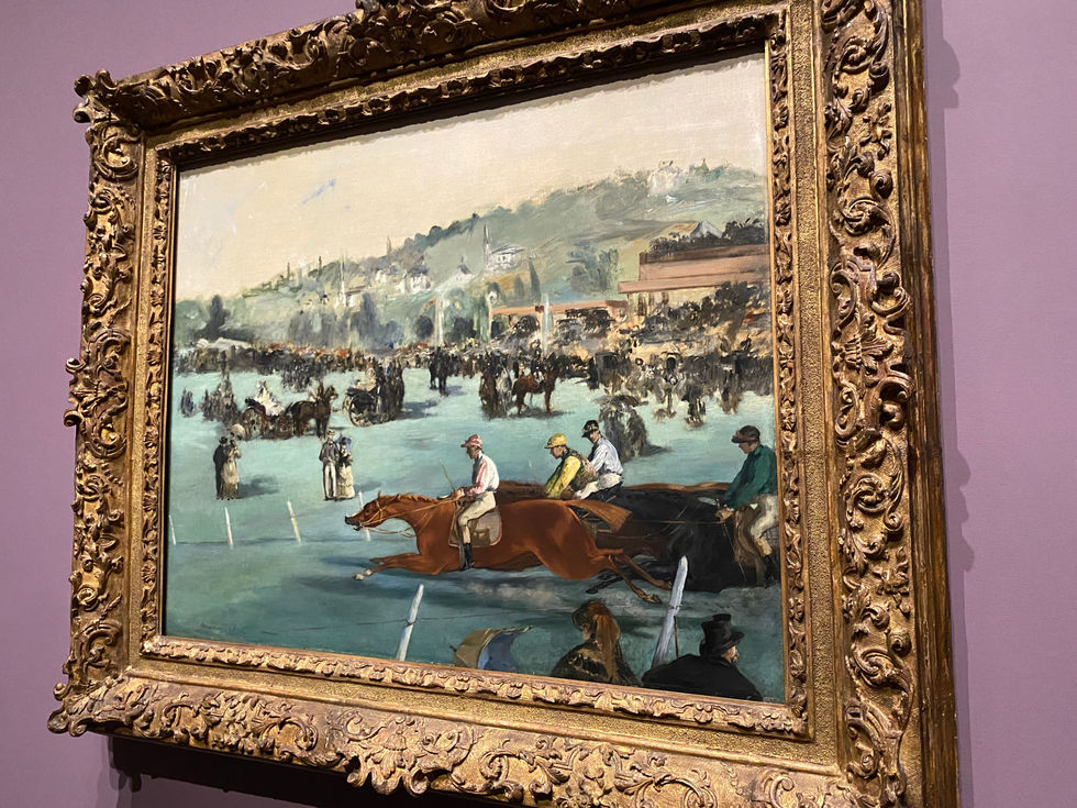 Manet - The Races in the Bois de Boulogne, 1872
