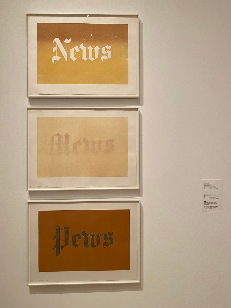 News, Mews, & Pews, 1970