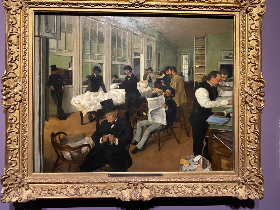 Degas - A Cotton Office in New Orleans, 1873