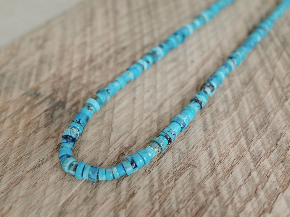 Thumbnail: Vintage Santo Turquoise Necklace