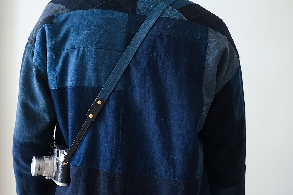 Thumbnail: Camera Strap Premium - Vintage Indigo