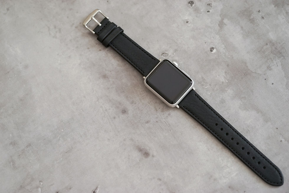 Thumbnail: Apple Watch Strap - Italian Leather Premium Olive | Simple Union
