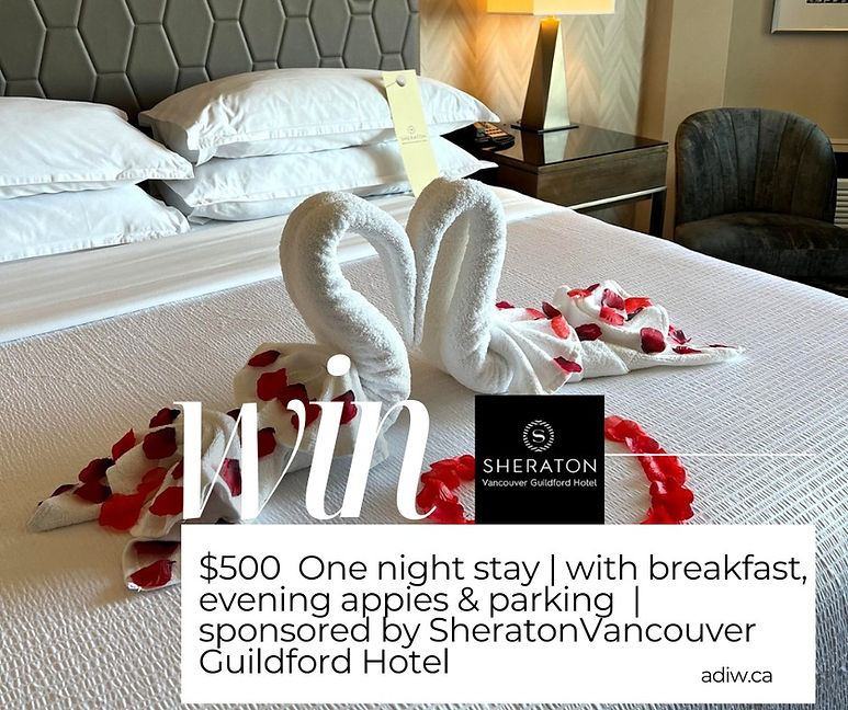 Sheraton Vancouver Guildford Hotel Prize.jpg