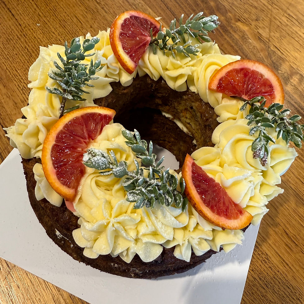 NGA christmas wreath cake