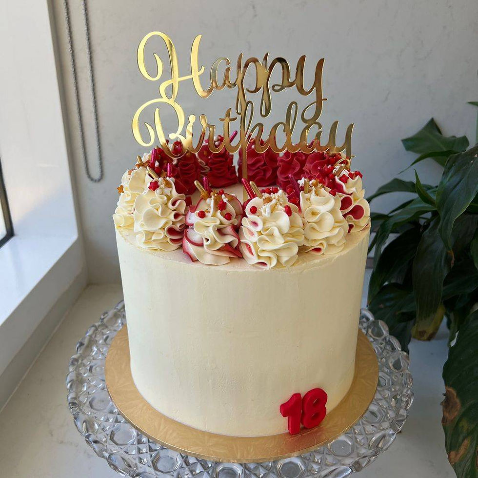 Thumbnail: classic cake with topper