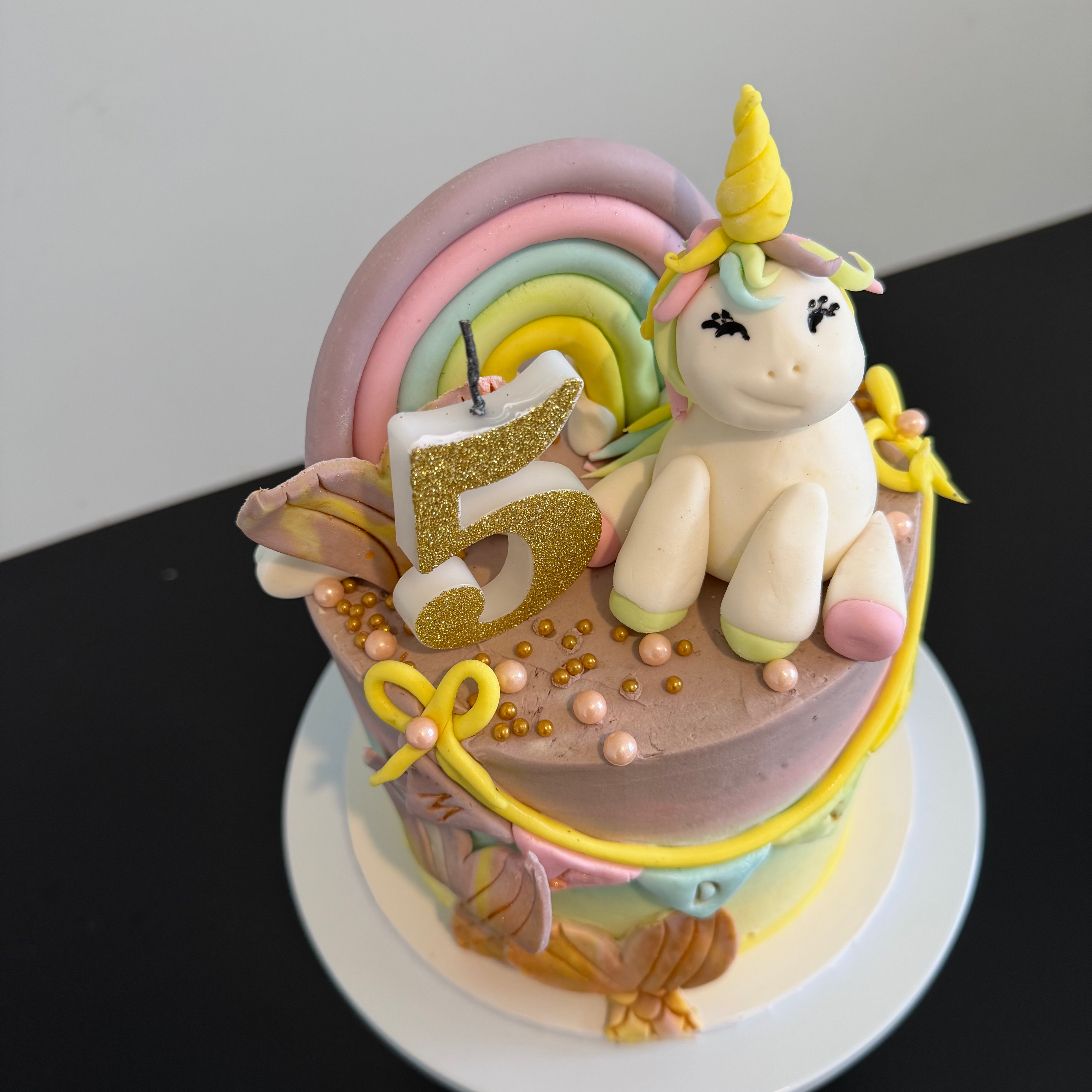 Rainbow Unicorn Cake