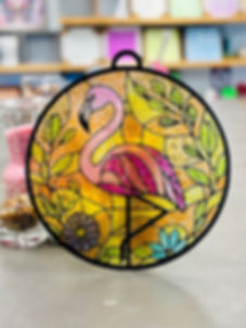 Flamingo Suncatcher Home Kit