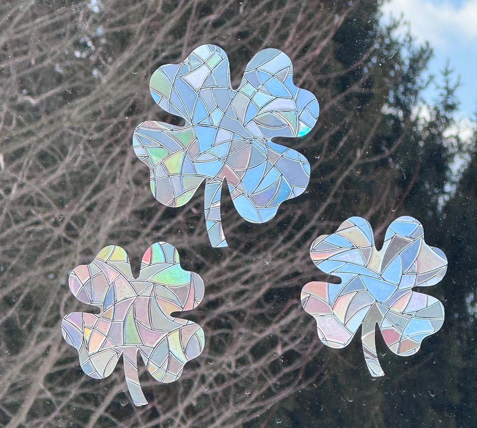 Shamrock Rainbow Sun Catchers