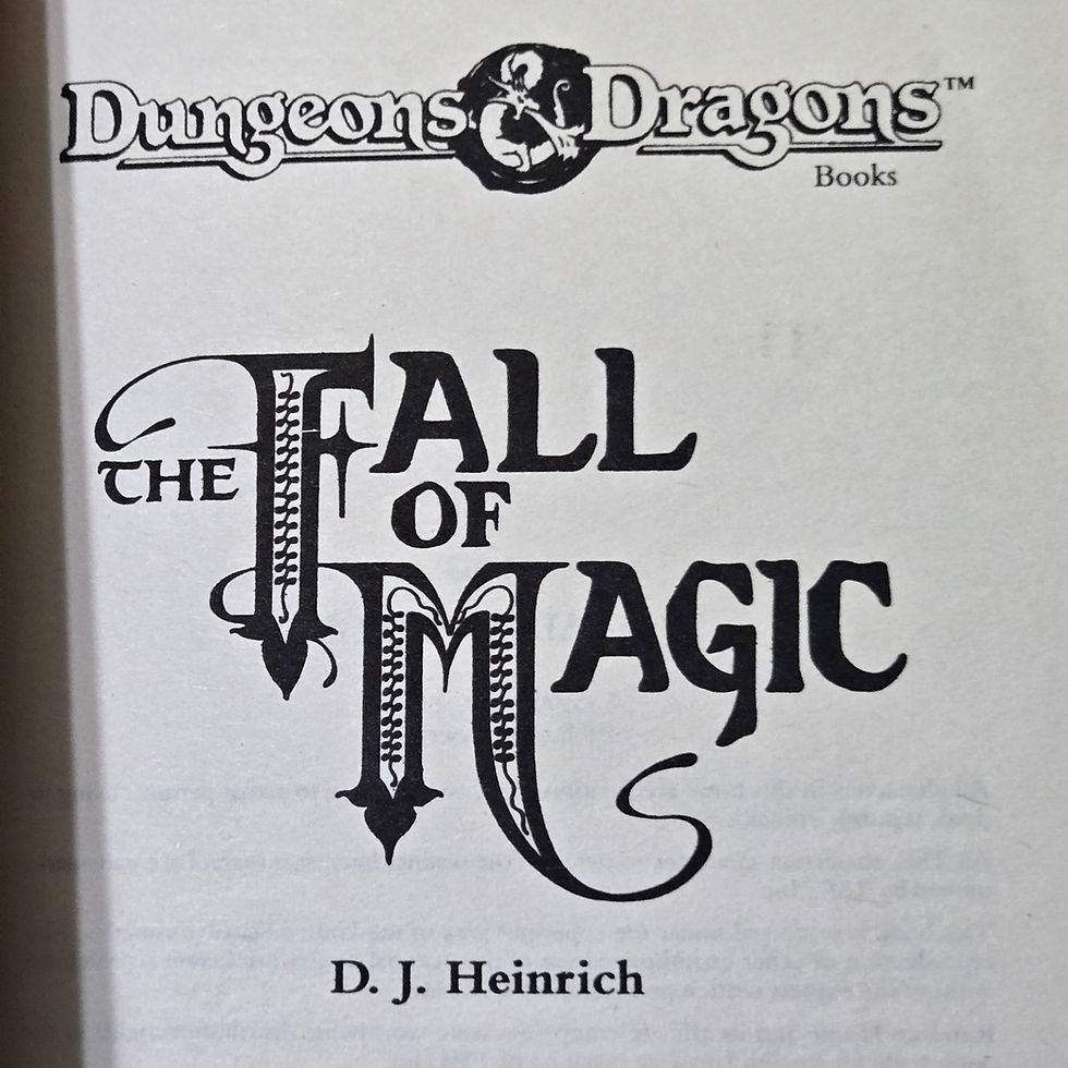 Thumbnail: Dungeons & Dragons Penhaligon Trilogy D.J. Heinrich Vintage 1990's