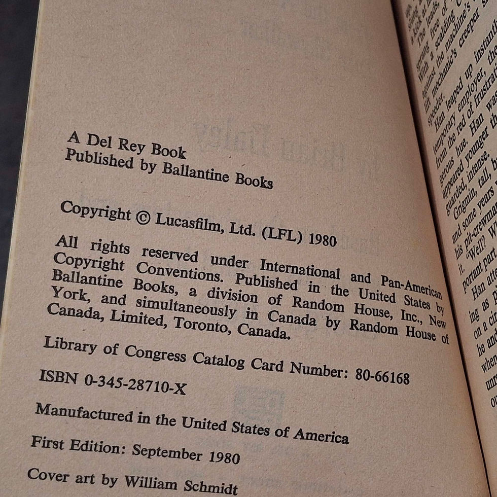 Thumbnail: Han Solo And The Lost Legacy Brian Daley Vintage 1980 Paperback