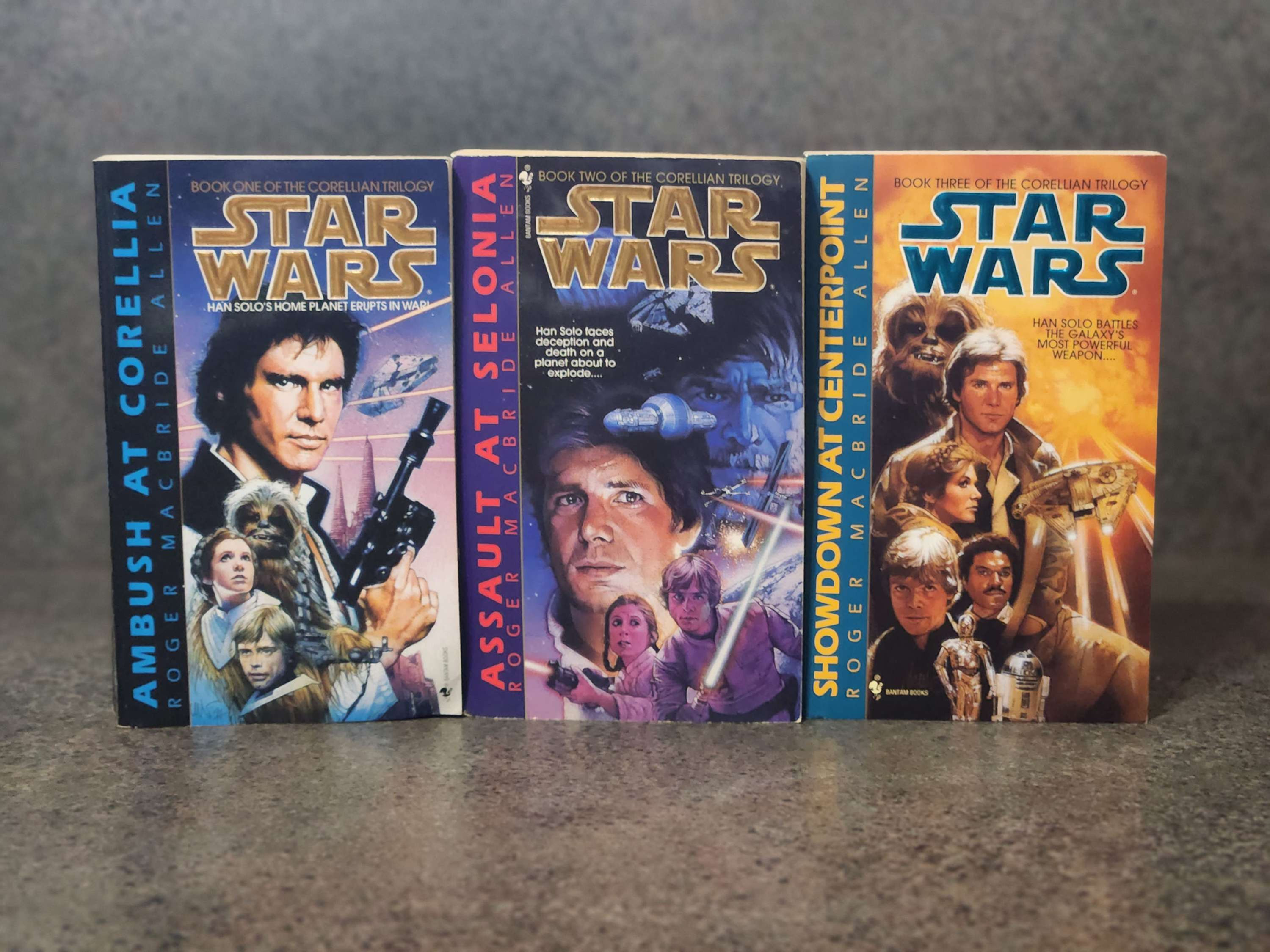 Star Wars The Corellian Trilogy Roger MacBride Allen Set Of Three Paperbacks 199