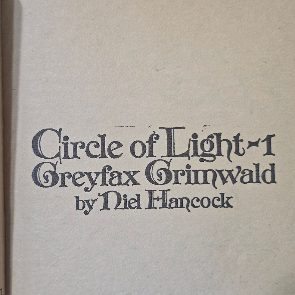 Thumbnail: Circle Of Light Greyfax Grimwald Niel Hancock Vintage 1982