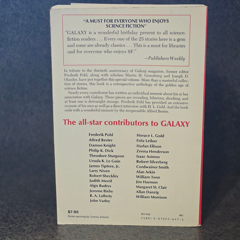 Thumbnail: Galaxy Thirty Years Of Innovative Science Fiction Vintage 1981 Compilation