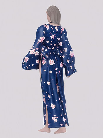 ELLE – Hot Style Kimono｜スカイリムに和風着物スタイルを追加する衣装MOD