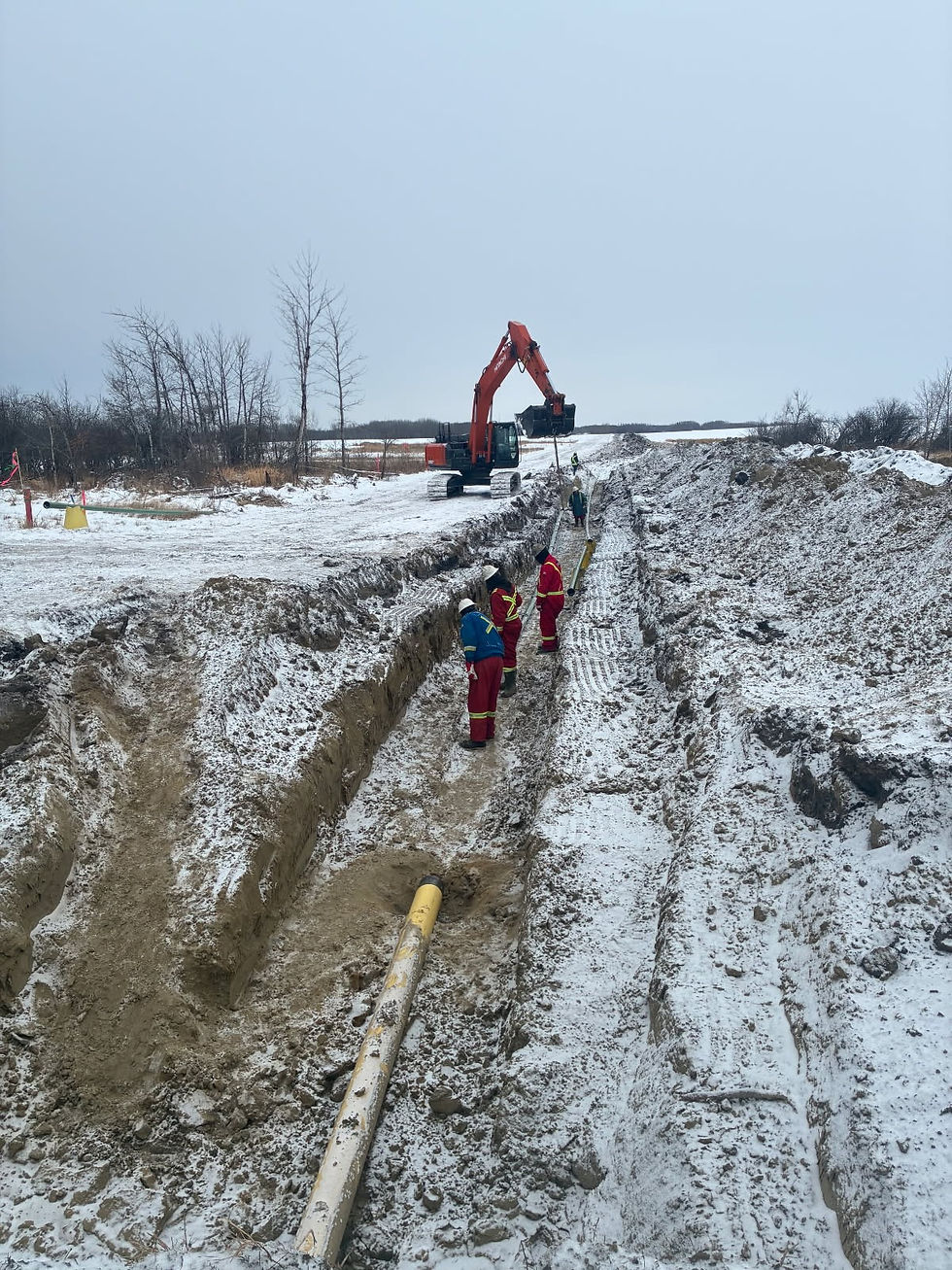 Pipeline crew