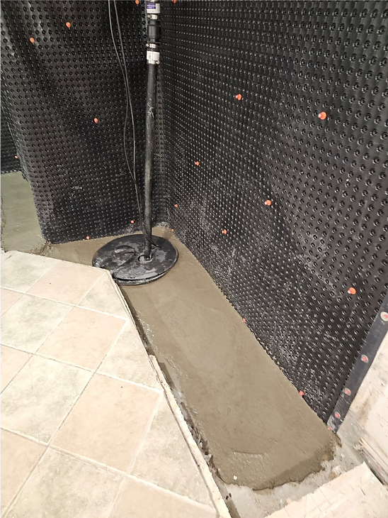 Basement under construction